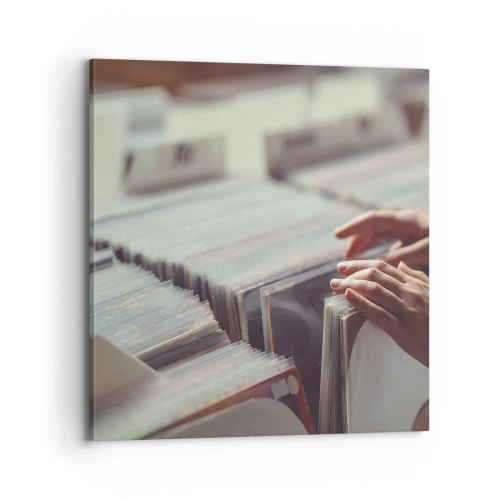 Obraz na płótnie - W poszukiwaniu wzruszeń - 70x70 cm