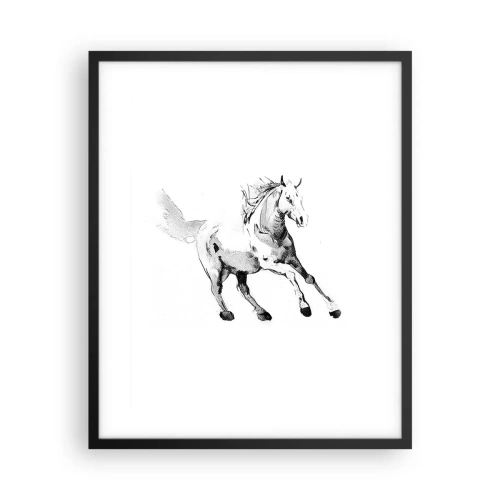 Plakat w czarnej ramie - Nieujarzmiona dusza - 40x50 cm