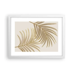 Plakat w białej ramie - Złota Palma! - 40x30 cm