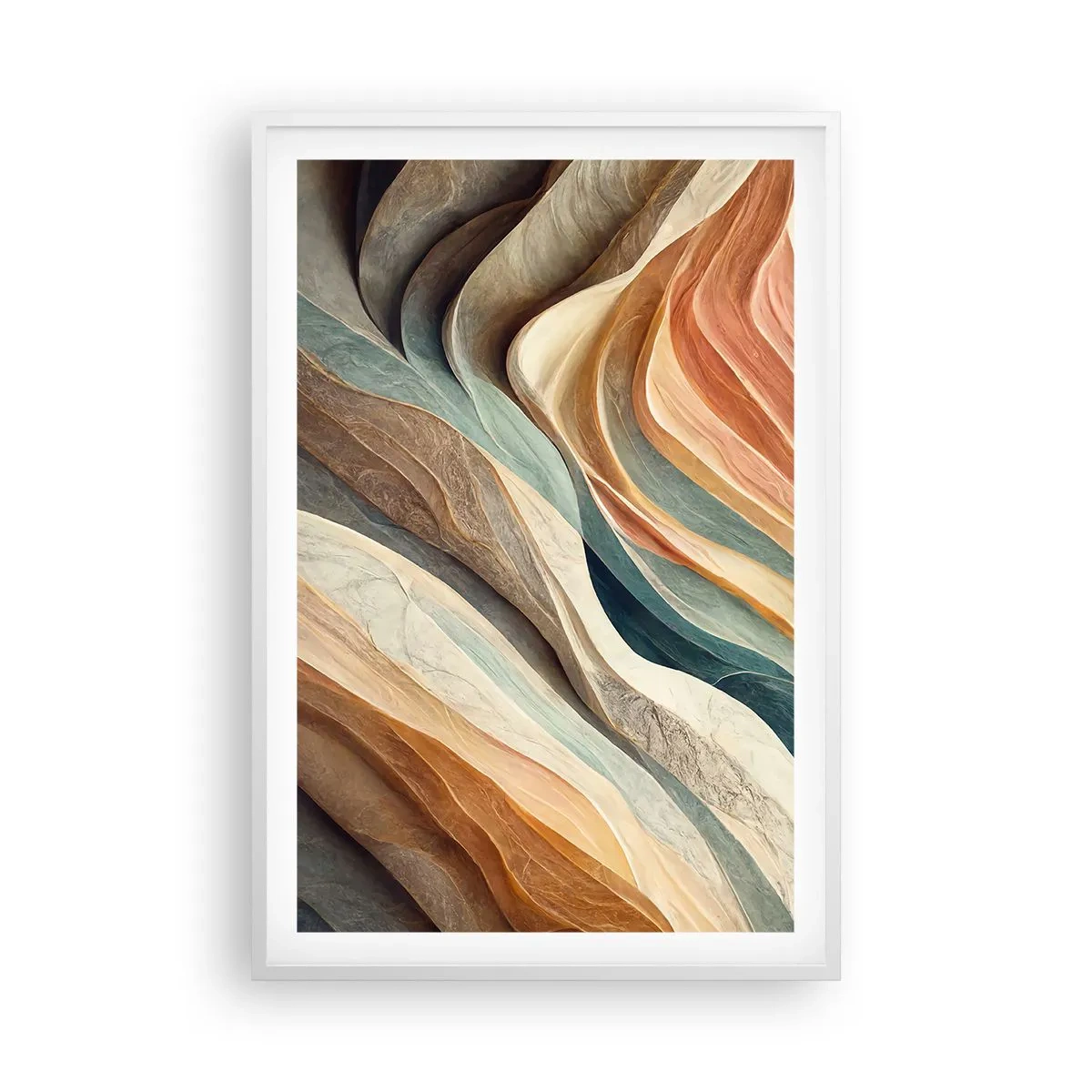 Plakat w białej ramie - Chwila przed zmianą - 61x91 cm
