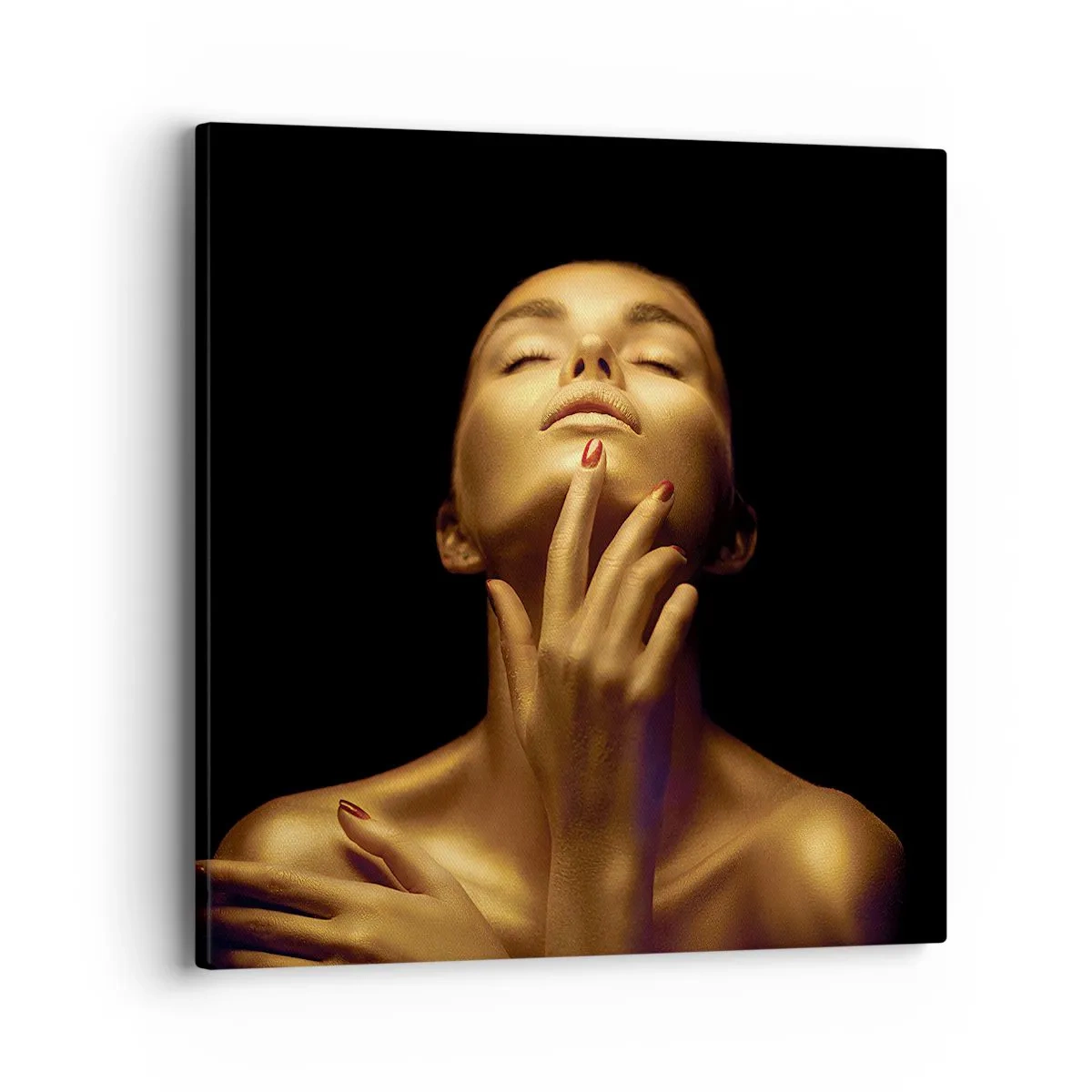 Obraz na płótnie - Jak złoty jedwab - 40x40 cm