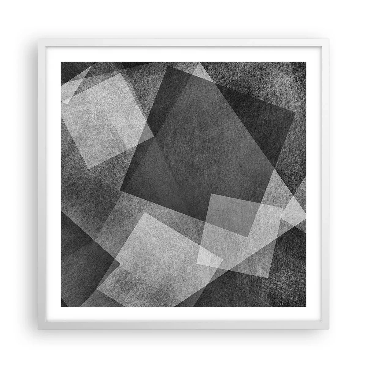 Plakat w białej ramie - Odwieczny symbol trwałości i porządku - 60x60 cm