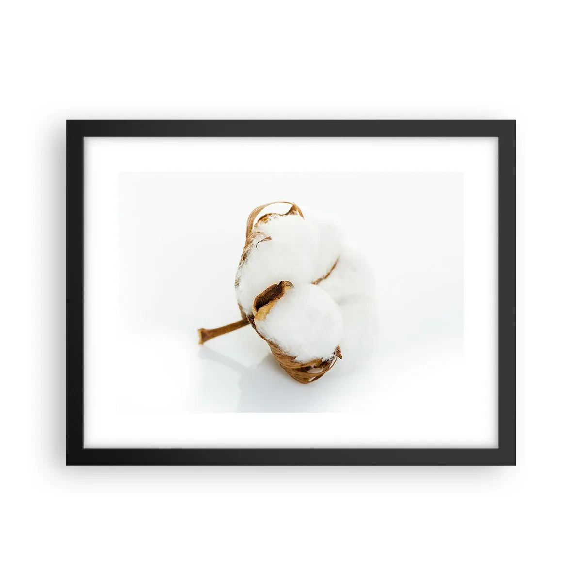Plakat w czarnej ramie - Miękka z natury - 40x30 cm