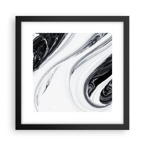 Plakat w czarnej ramie - Połączenie przeciwieństw - 30x30 cm