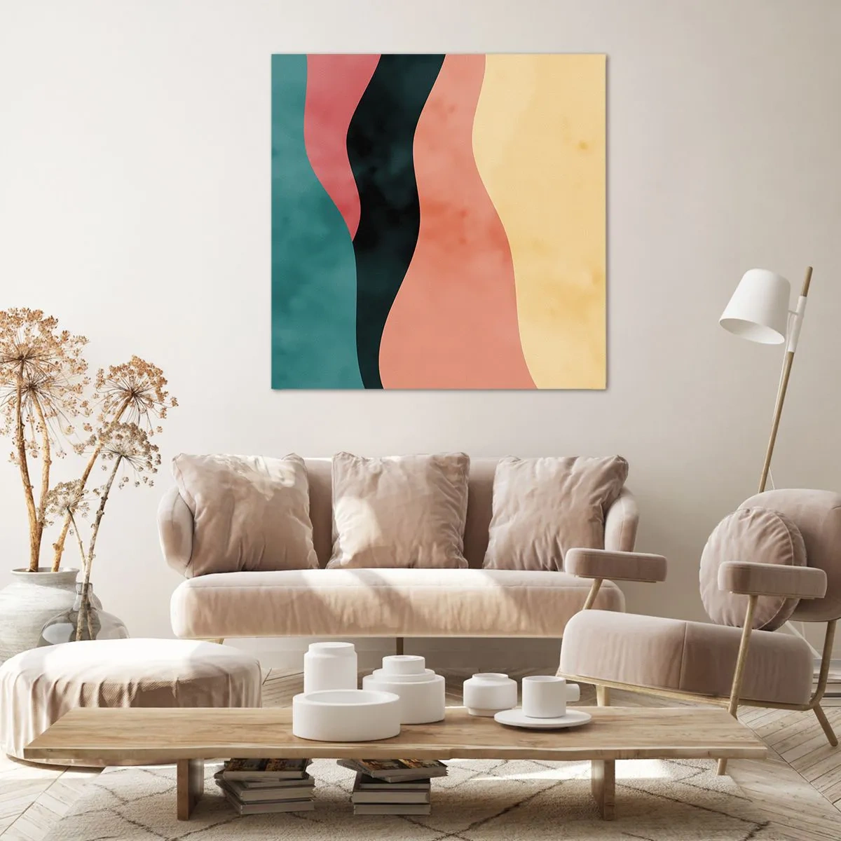 Obraz na płótnie - Zgodna niezgodność - 70x70 cm