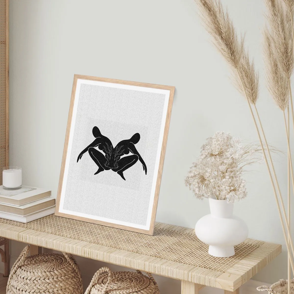 Plakat w ramie jasny dąb - Wspólna dusza - 61x91 cm