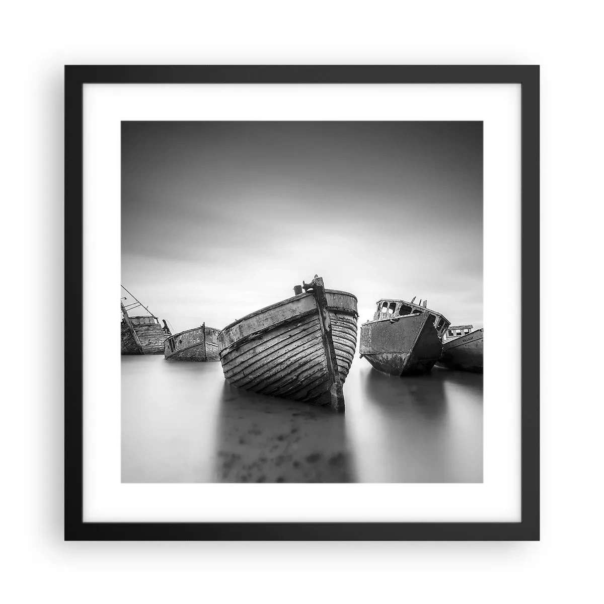 Plakat w czarnej ramie - Już tylko wspomnienia… - 40x40 cm