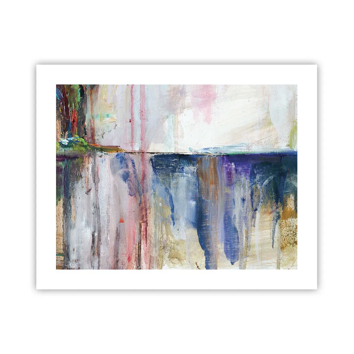 Plakat - Barwne wrażenia i skojarzenia - 50x40 cm