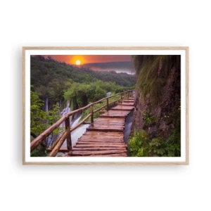 Plakat w ramie jasny dąb - Piękno nie do uwierzenia - 100x70 cm