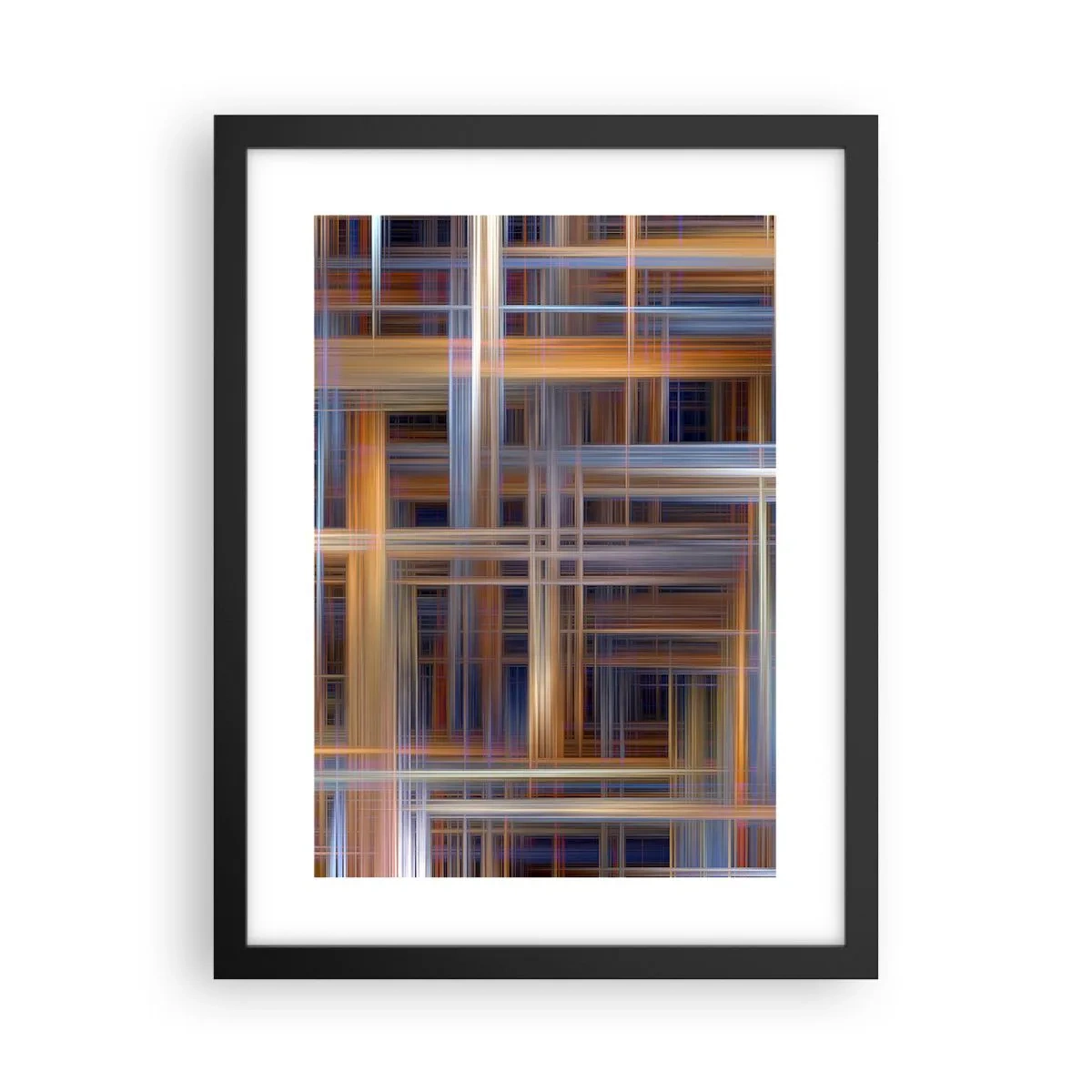 Plakat w czarnej ramie - Utkane ze światła - 30x40 cm