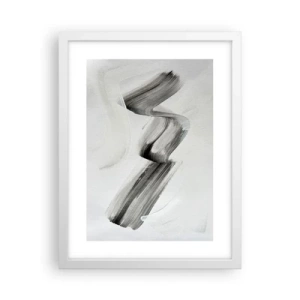 Plakat w białej ramie - Od niechcenia dla zabawy - 30x40 cm