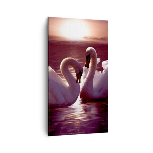 Obraz na płótnie - Aż śmierć nas nie rozłączy - 45x80 cm