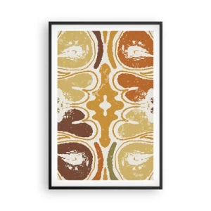 Plakat w czarnej ramie - Abstrakcja sentymentalna - 61x91 cm