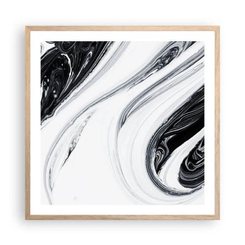 Plakat w ramie jasny dąb - Połączenie przeciwieństw - 60x60 cm