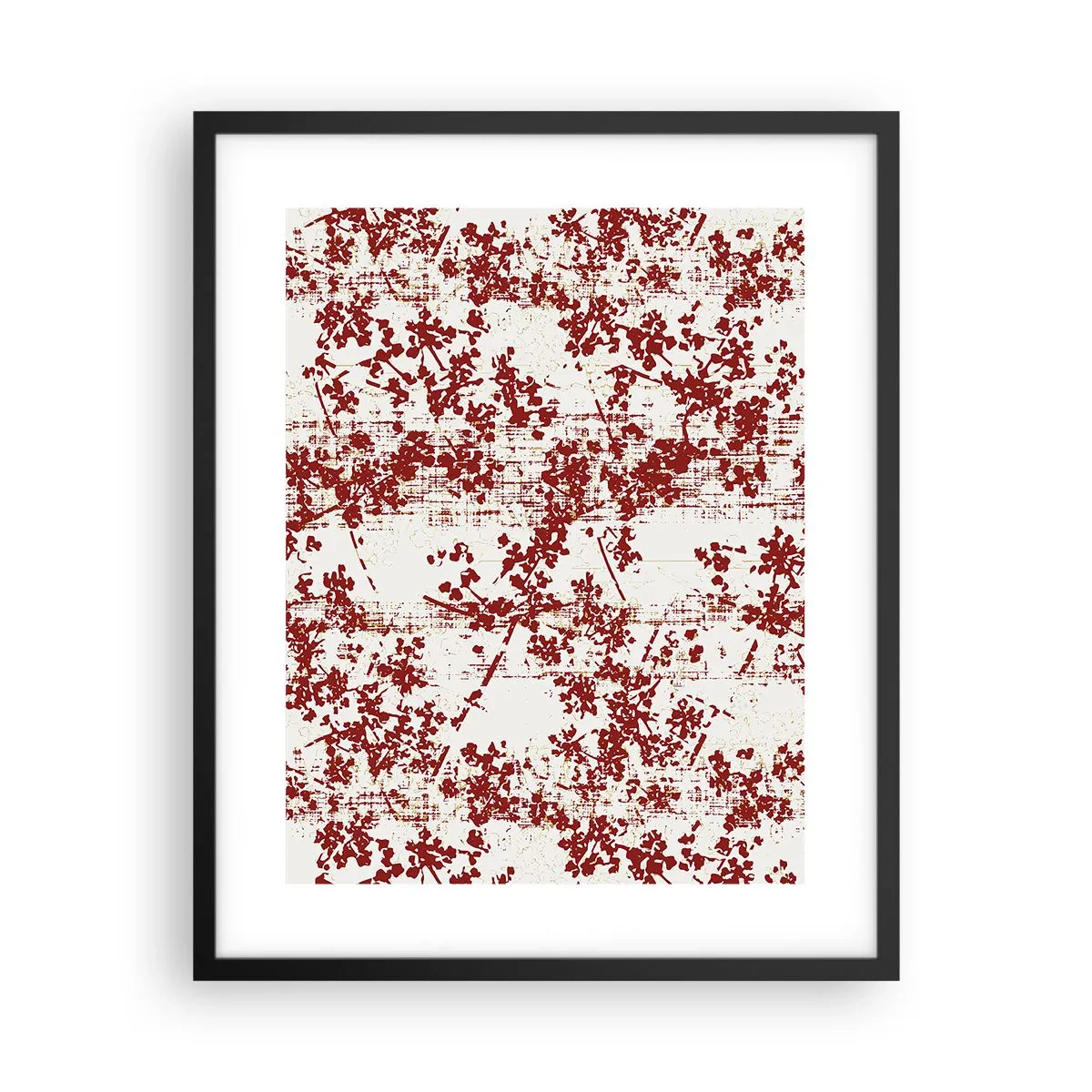 Plakat w czarnej ramie - Jak dawny perkalik - 40x50 cm