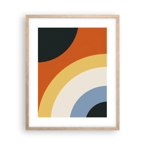 Plakat w ramie jasny dąb - Ku sobie - 40x50 cm