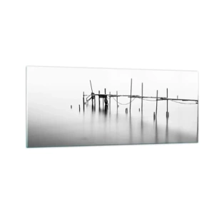 Obraz na szkle - A jeśli świata nie ma? - 100x40 cm