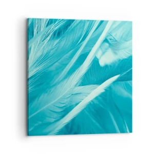 Obraz na płótnie - Utonąć w puchu - 70x70 cm