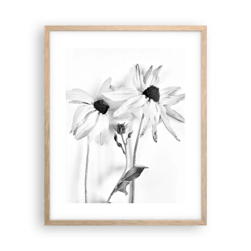 Plakat w ramie jasny dąb - Nikt nie chce być sam - 40x50 cm