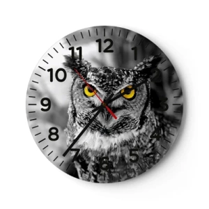 Zegar ścienny - Nic się nie ukryje - 30x30 cm