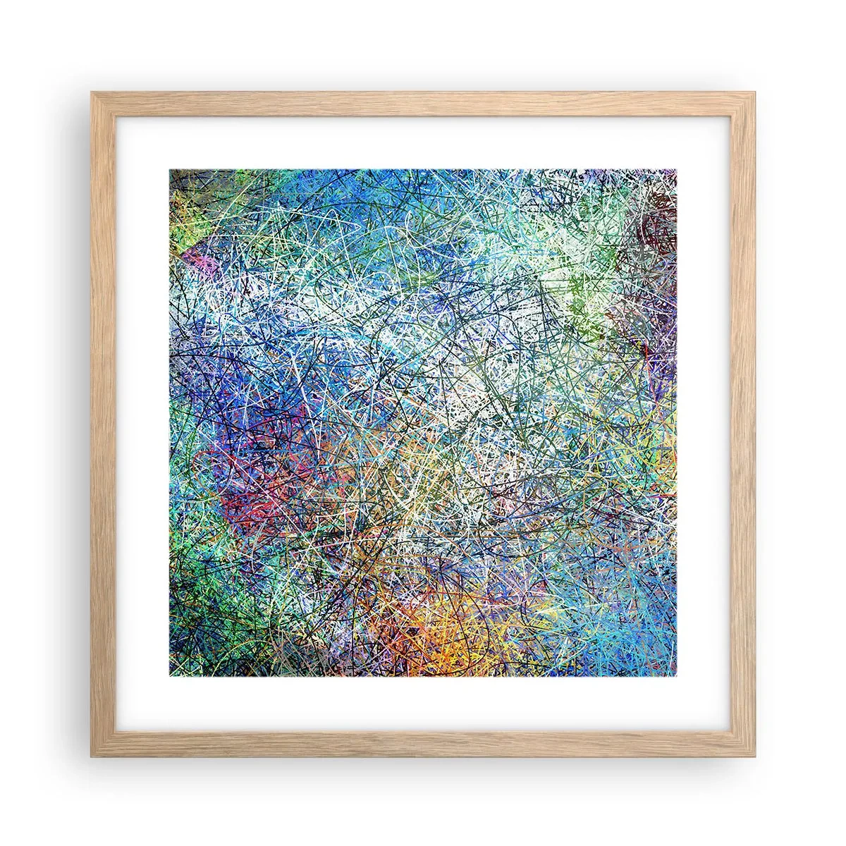 Plakat w ramie jasny dąb - To nie takie proste - 40x40 cm