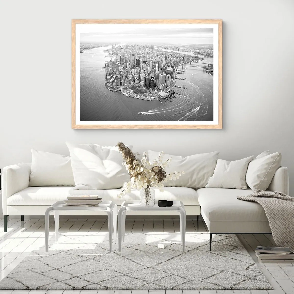 Plakat w ramie jasny dąb - Jak nie pokochać? - 91x61 cm