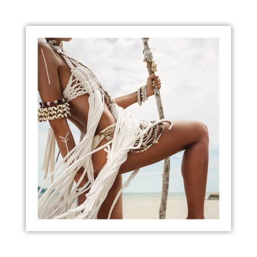 Plakat - Kapłanka słońca - 60x60 cm