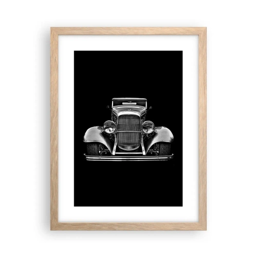 Plakat w ramie jasny dąb - Prawdziwy gentelman - 30x40 cm