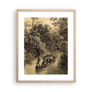 Plakat w ramie jasny dąb - Wyprawa do źródła - 40x50 cm