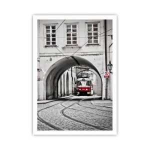 Plakat - Przez miejski labirynt - 70x100 cm