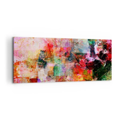 Obraz na płótnie - Podróż poprzez róż - 100x40 cm
