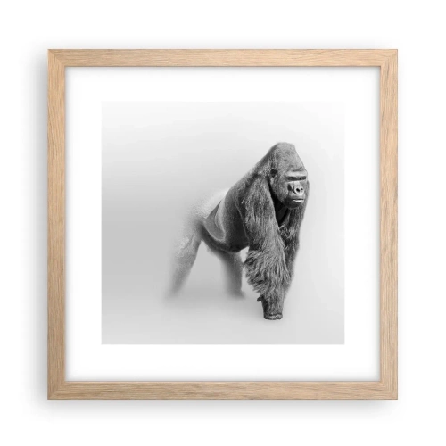 Plakat w ramie jasny dąb - Pewny swej siły - 30x30 cm