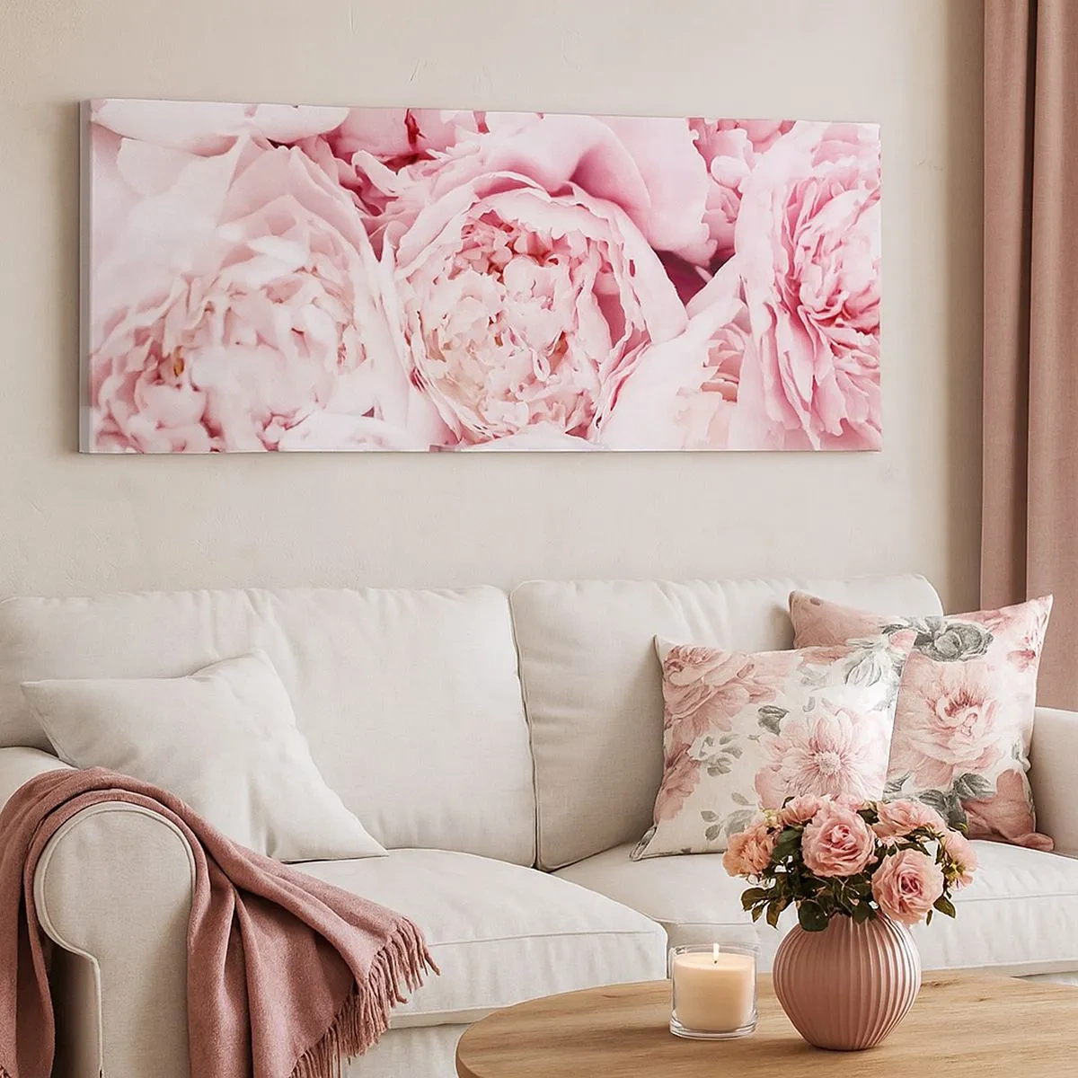 Obraz na płótnie - Przytulone i pachnące - 100x40 cm