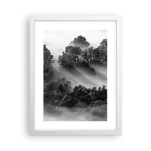 Plakat w białej ramie - Wstający ze snu - 30x40 cm