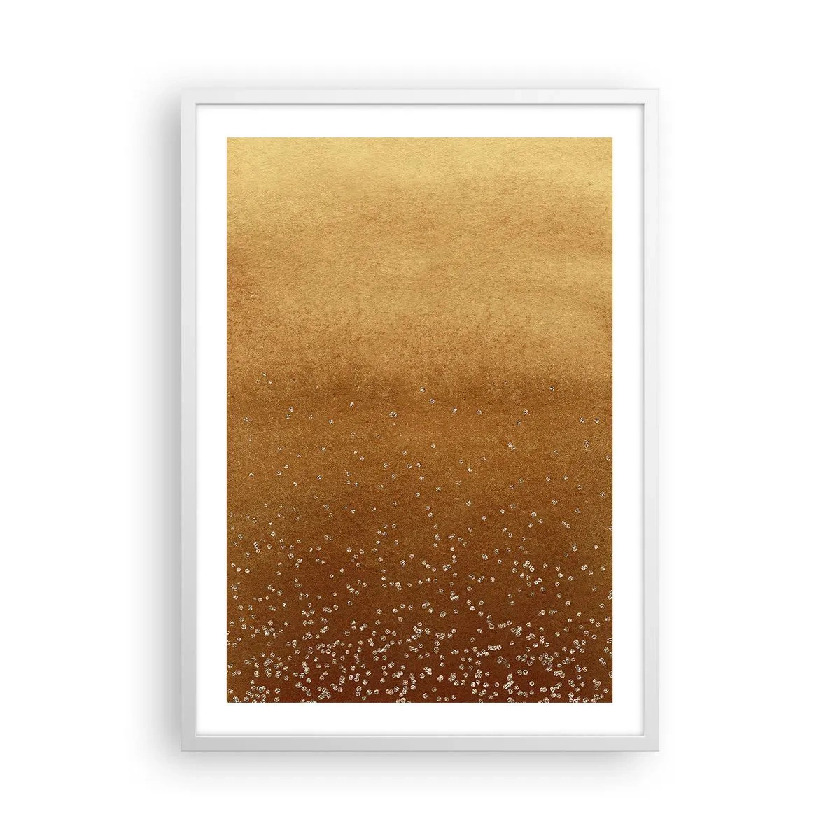 Plakat w białej ramie - Narodziny światła - 50x70 cm