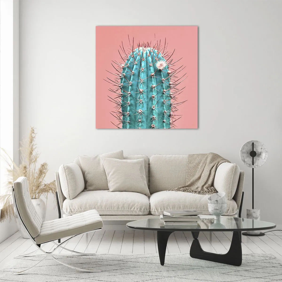 Obraz na szkle - Tylko patrz - 70x70 cm
