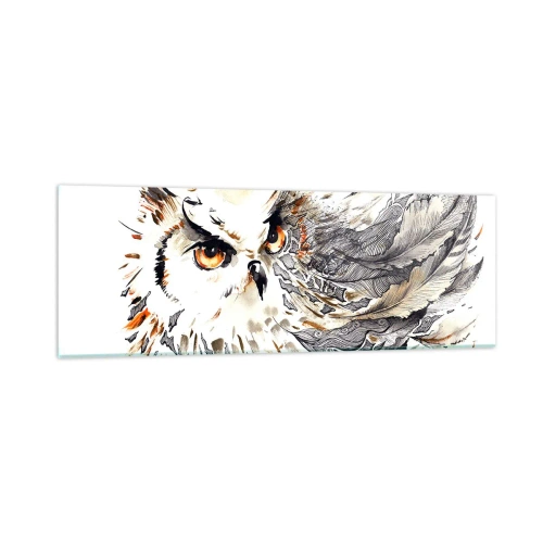 Obraz na szkle - Przybyła ze świata magii - 90x30 cm