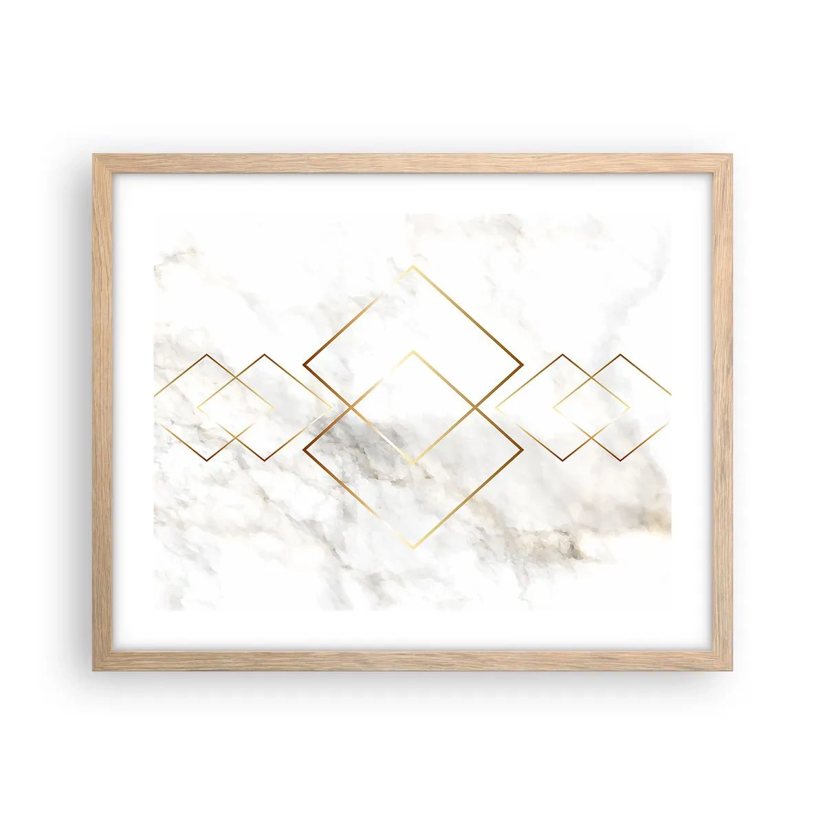 Plakat w ramie jasny dąb - Widok na nieskończoność - 50x40 cm