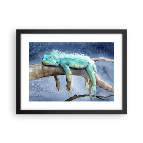 Plakat w czarnej ramie - Jest dobrze! - 40x30 cm