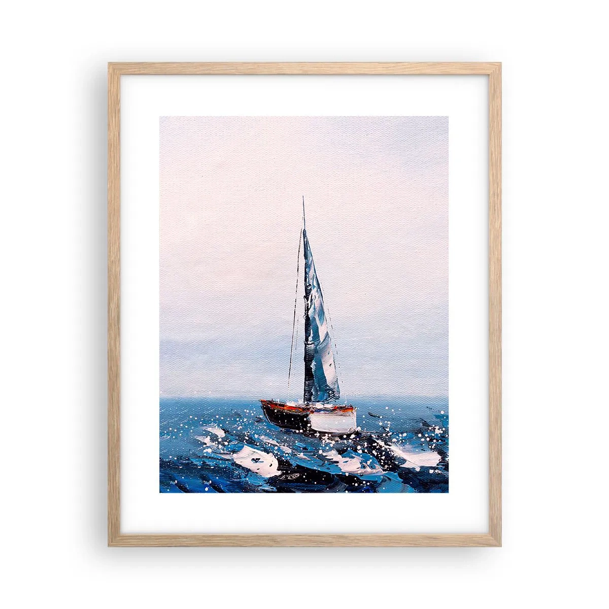 Plakat w ramie jasny dąb - Braterstwo wiatru - 40x50 cm