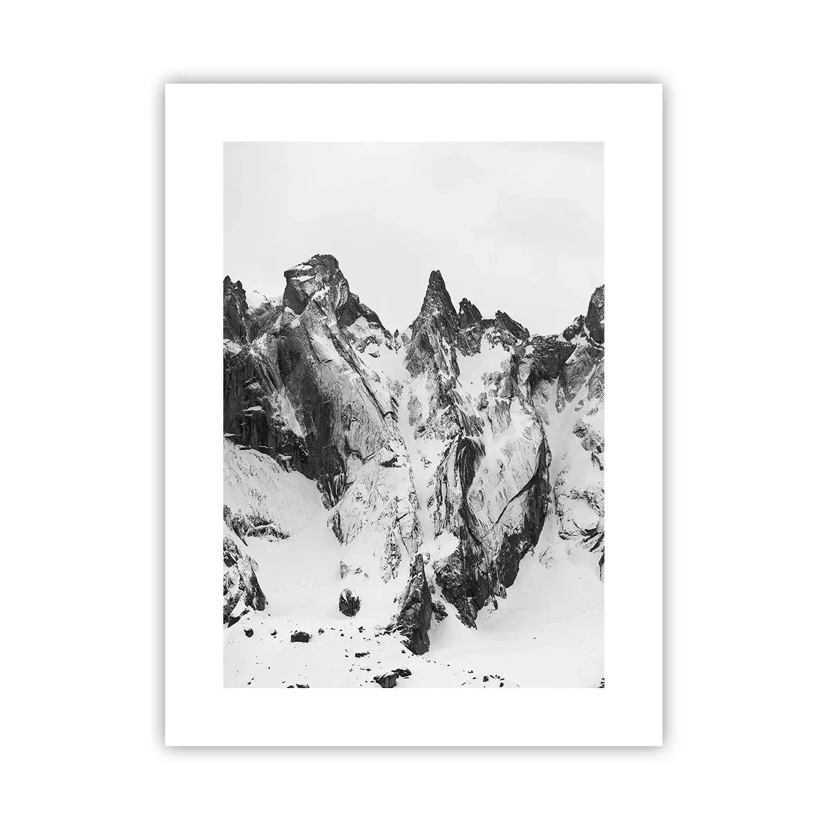 Plakat - Granitowa groźna grań - 30x40 cm