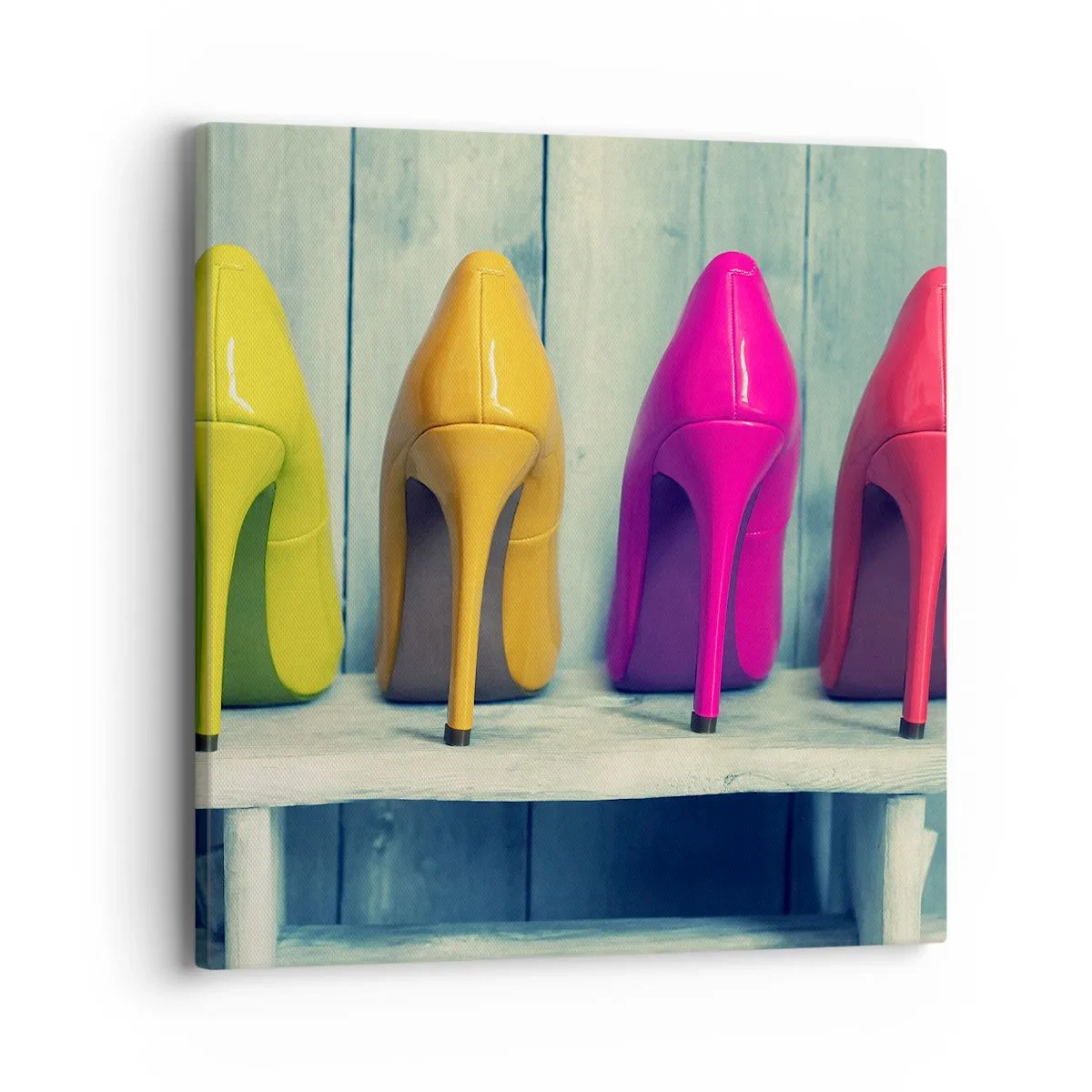 Obraz na płótnie - Spacerem po tęczy - 40x40 cm