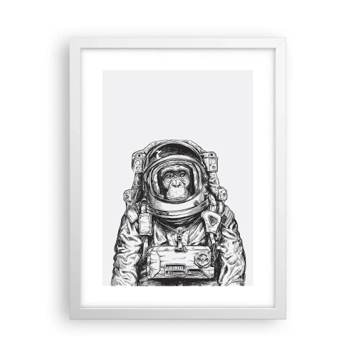 Plakat w białej ramie - Alternatywna ewolucja - 30x40 cm