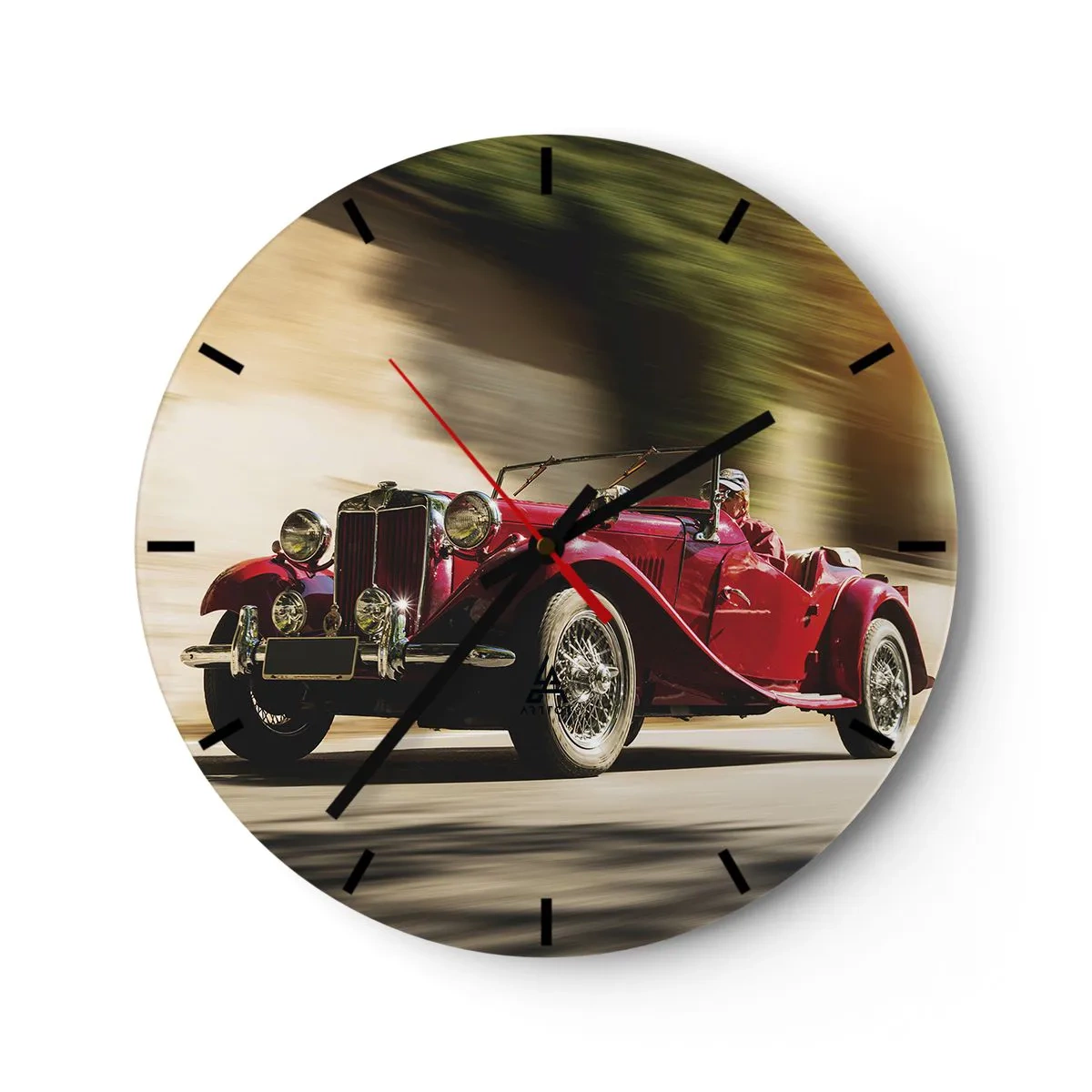 Zegar ścienny - Piękniejszy niż Nike z Samotraki - 40x40 cm