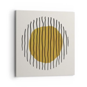 Obraz na płótnie - Abstrakcja drżąca od żaru - 70x70 cm