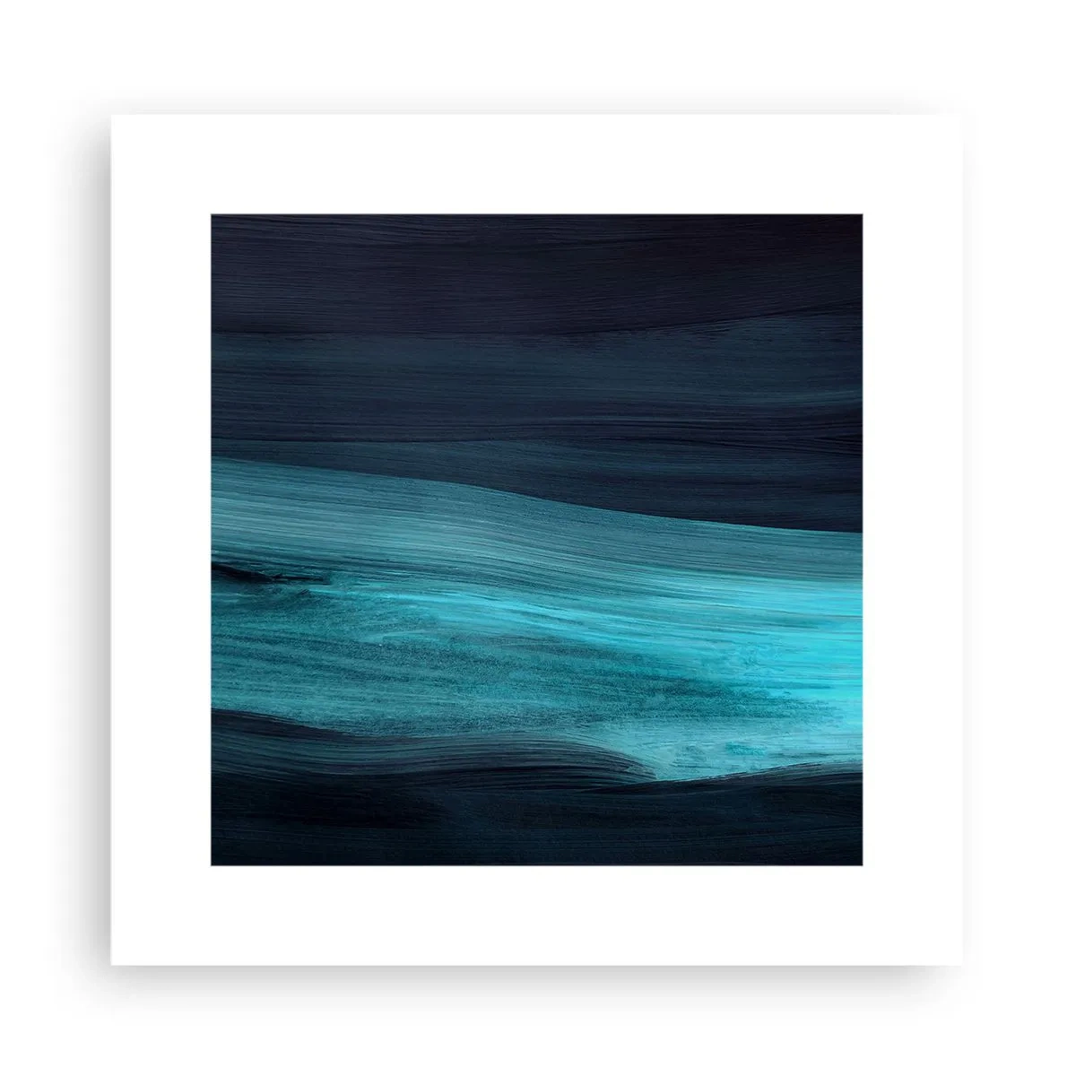 Plakat - Popłyń z nurtem - 30x30 cm