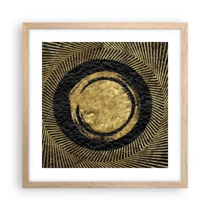 Plakat w ramie jasny dąb - Kompozycja glamour - 40x40 cm