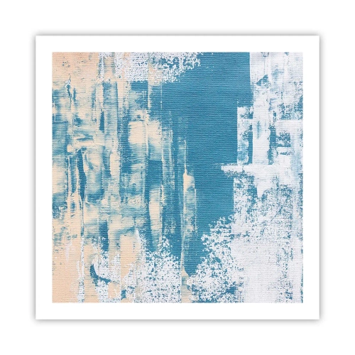 Plakat - Przez lodowy sopel - 60x60 cm