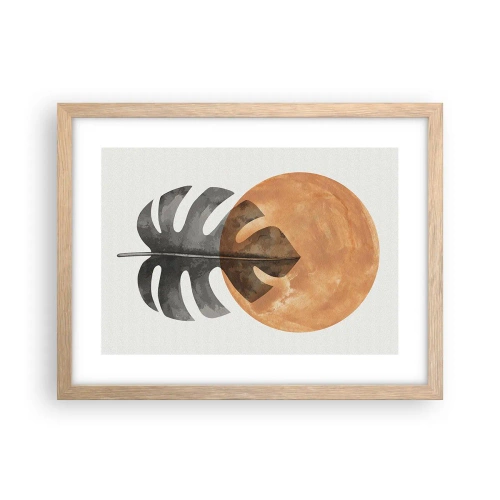 Plakat w ramie jasny dąb - Zawsze słońce - 40x30 cm