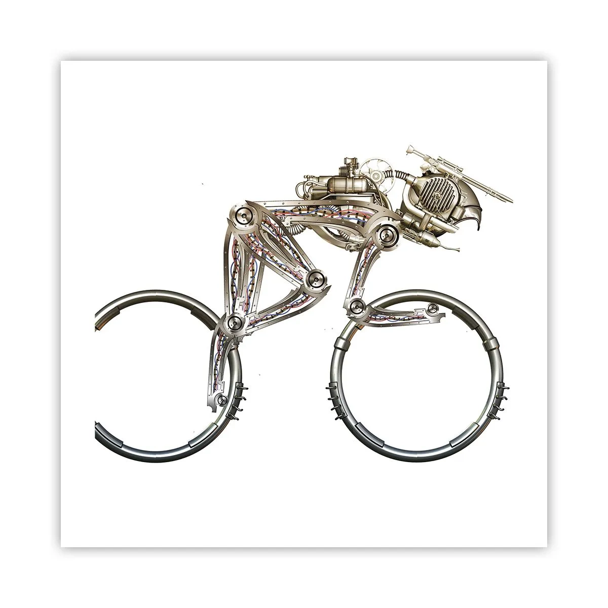 Plakat - Wspaniała maszyna - 50x50 cm